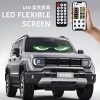 Vehicle-mounted flexible display LED soft screen APP Bluetooth LED advertising screen, fun expression interactive waterproof screen on the rear window Specification image